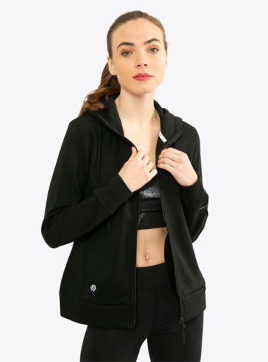 POLERÓN MUJER REVUP HOODIE ESS - 1