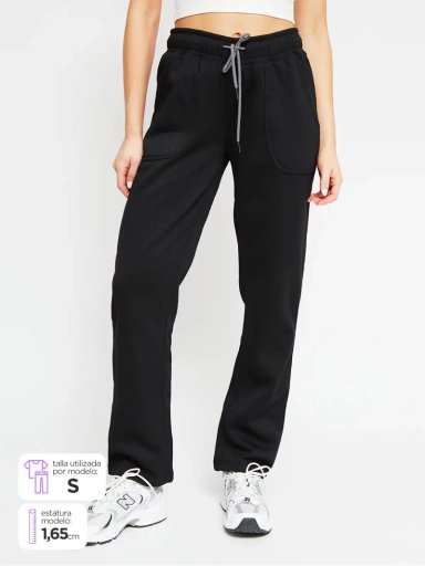 PANTALÓN BUZO MUJER REVUP REGULAR - 1