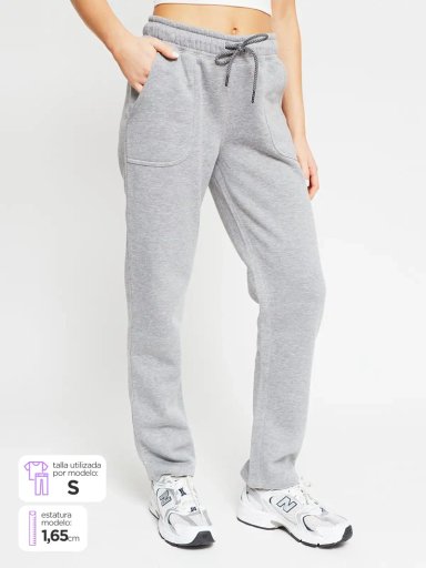 PANTALÓN BUZO MUJER REVUP REGULAR - 1