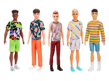 MUÑECO KEN BARBIE FASHIONISTA / MODELO ALEATORIO - 1