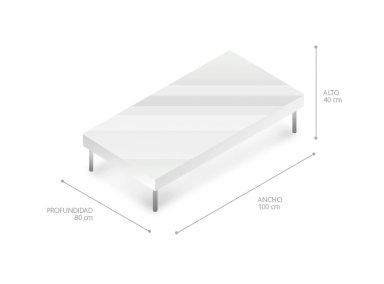MESA DE CENTRO CLAVIJO DESIGN BILBAO METAL NEGRO - 2
