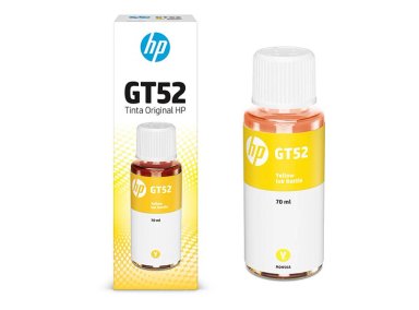 BOTELLA TINTA HP ORIGINAL GT52 AMARILLO 70ML - 1