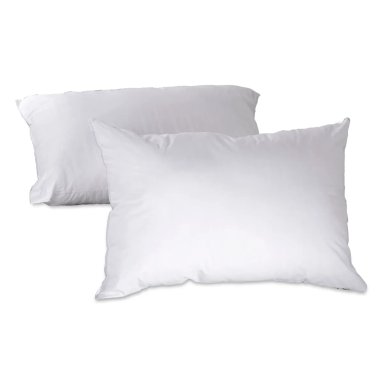 SET 2 ALMOHADAS CIC 70 X 50 CM MICROFIBRA BLANCO - 1