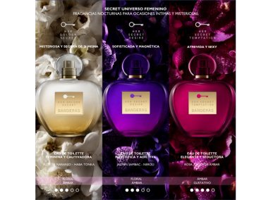 PERFUME ANTONIO BANDERAS THE SECRET TEMPTATION MUJER EDT 80 ML - 4