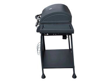 PARRILLA A GAS BBQ GRILL INDIANA 4 QUEMADORES + QUEMADOR LATERAL NEGRO - 6