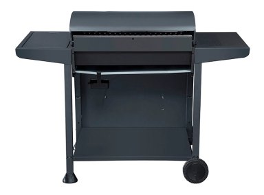 PARRILLA A GAS BBQ GRILL INDIANA 4 QUEMADORES + QUEMADOR LATERAL NEGRO - 7