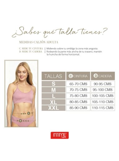 PACK CALZÓN MUJER INTIME - 6