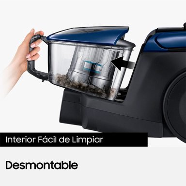 ASPIRADORA TRINEO SAMSUNG CICLÓNICA ANTITANGLE CONTENEDOR 2 LTS 1800 W - 8