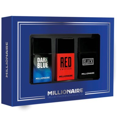 SET PERFUME MILLIONAIRE SET S TRAVEL COLLECTION 3 FRAGANCIAS HOMBRE EDT - 1