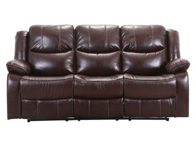 SOFÁ RIPLEY HOME RECLINABLE FINESSO 3 CUERPOS CAFÉ - 1