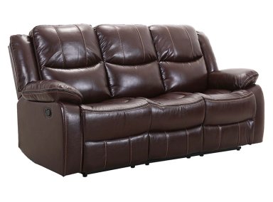 SOFÁ RIPLEY HOME RECLINABLE FINESSO 3 CUERPOS CAFÉ - 2