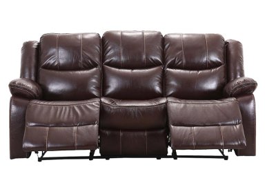 SOFÁ RIPLEY HOME RECLINABLE FINESSO 3 CUERPOS CAFÉ - 3
