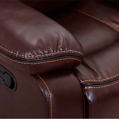 SOFÁ RIPLEY HOME RECLINABLE FINESSO 3 CUERPOS CAFÉ - 10