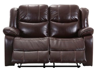 SOFÁ RIPLEY HOME RECLINABLE FINESSO 2 CUERPOS CAFÉ - 3