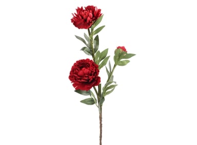 PEONIA RIPLEY HOME 3 FLORES ROJA 93CM - 1