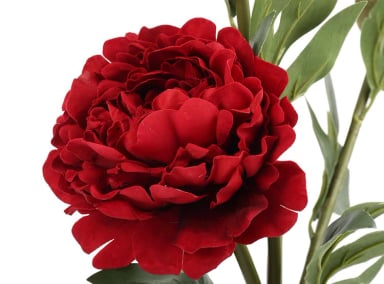 PEONIA RIPLEY HOME 3 FLORES ROJA 93CM - 3