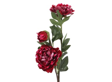 PEONIA RIPLEY HOME 3 FLORES BURDEO 93CM - 2