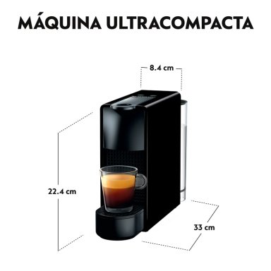 CAFETERA NESPRESSO CÁPSULA ESSENZA MINI C30 NEGRO - 6