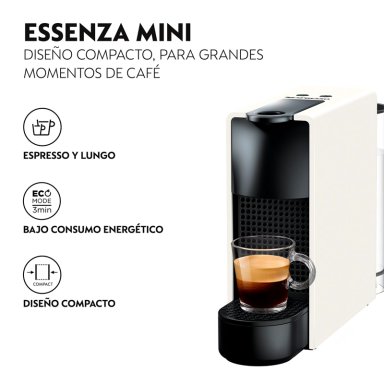 CAFETERA NESPRESSO CÁPSULA ESSENZA MINI C30 BLANCO - 4