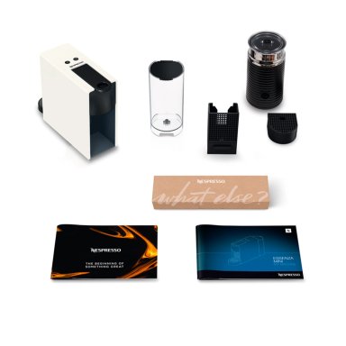 COMBO CAFETERA NESPRESSO CÁPSULA ESSENZA MINI C30 BLANCO + ESPUMADOR LECHE - 11
