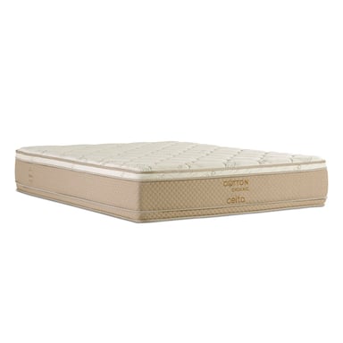 COLCHÓN CELTA COTTON ORGANIC RESORTE 2 PLAZAS - 1