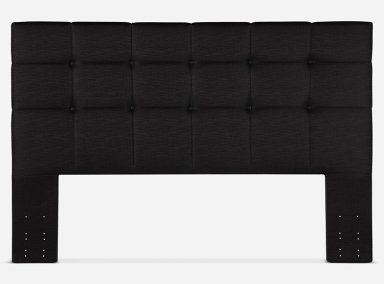 JUEGO DE DORMITORIO ROSEN CAMA EUROPEA TEMPO BD 2 PLAZAS + RESPALDO ISSEY GRAFITO - 3