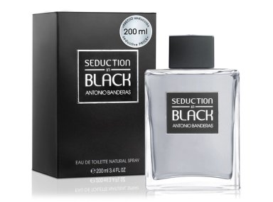 PERFUME ANTONIO BANDERAS SEDUCTION IN BLACK HOMBRE EDT 200 ML - 2