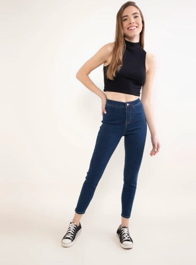 JEANS MUJER INDEX TIRO ALTO - 1