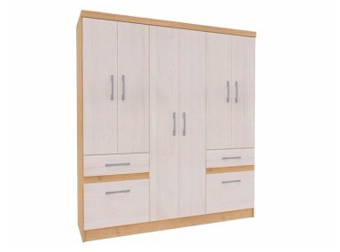 CLOSET YARDAS Y544 6 PUERTAS 4 CAJONES - 1