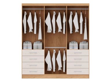 CLOSET YARDAS MODELO Y338 6 PUERTAS 8 CAJONES - 2