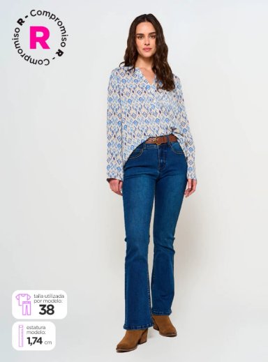 JEANS MUJER TATIENNE FLARE - 1