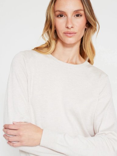 SWEATER MUJER AZIZ BÁSICO LISO - 3