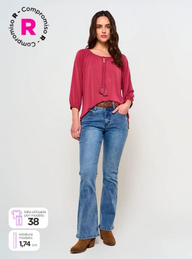 JEANS MUJER TATIENNE FLARE - 1
