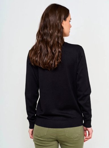 SWEATER MUJER AZIZ BÁSICO LISO - 2