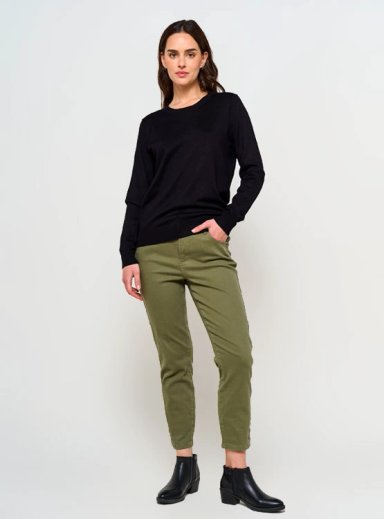 SWEATER MUJER AZIZ BÁSICO LISO - 4