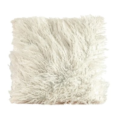 COJÍN RIPLEY HOME PELUDO 50X50 CM IVORY - 1