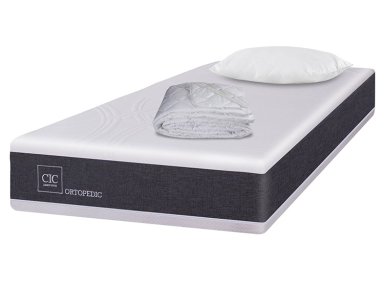 SET CIC COLCHÓN NEW ORTOPEDIC 1.5 PLAZAS + ALMOHADA + CUBRE - 2