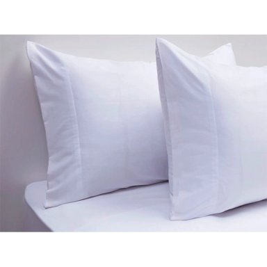 JUEGO DE SÁBANAS CANNON LISO BLANCO 180H 2 PL - 2