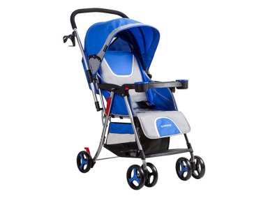 COCHE PASEO BEBE CUNA TWISTER SX AZUL BEBESIT - 1