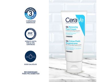 CREMA CORPORAL CERAVE HIDRATANTE SA RENOVADORA PIES 88 ML - 4