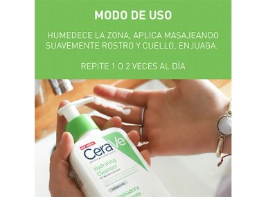 LIMPIADOR HIDRATANTE CERAVE 236 ML - 5