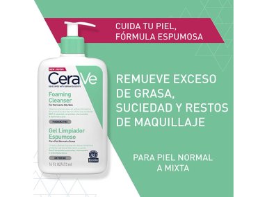 LIMPIADOR FACIAL CERAVE GEL ESPUMOSO 473 ML - 2