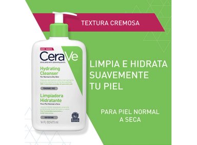 LIMPIADOR FACIAL CERAVE HIDRATANTE 473 ML - 2