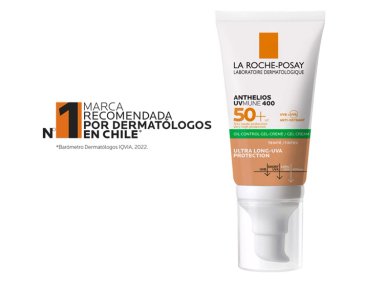 PROTECTOR SOLAR FACIAL LA ROCHE-POSAY ANTHELIOS XL TOQUE SECO COLOR SPF 50+ 50 ML - 2