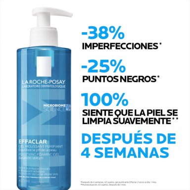 LIMPIADOR FACIAL LA ROCHE-POSAY GEL EFFACLAR PURIFICANTE 400 ML - 2
