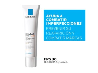 CREMA FACIAL LA ROCHE-POSAY HIDRATANTE ANTIIMPERFECCIONES EFFACLAR DUO SPF 30 40 ML - 7