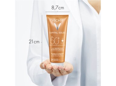 PROTECTOR SOLAR FACIAL VICHY CAPITAL SOLEIL LECHE HIDRATANTE SPF 50+ 300 ML - 2
