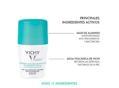 ANTITRANSPIRANTE VICHY ROLL ON 48H DERMO TOLERANCE 50 ML - 3