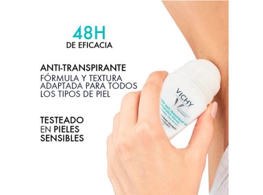 ANTITRANSPIRANTE VICHY ROLL ON 48H DERMO TOLERANCE 50 ML - 4