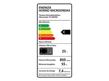 MICROONDAS THOMAS TH34DMG ESPEJADO PLATO GIRATORIO - 10